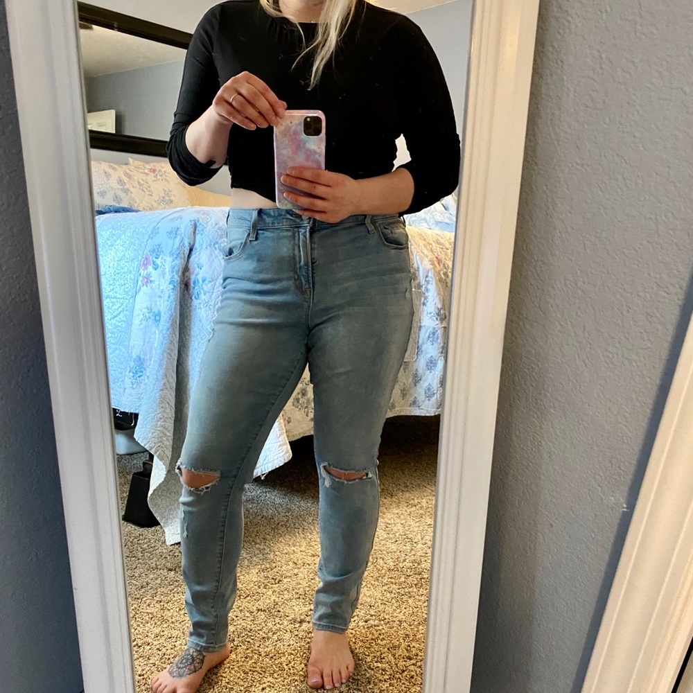 Old Navy rockstar jeans